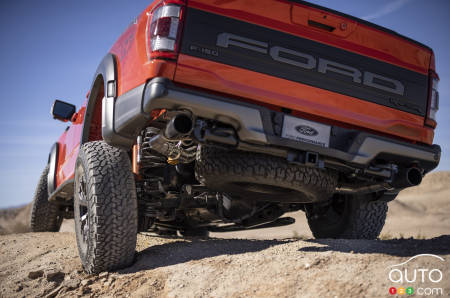 2021 Ford F-150 Raptor, rear